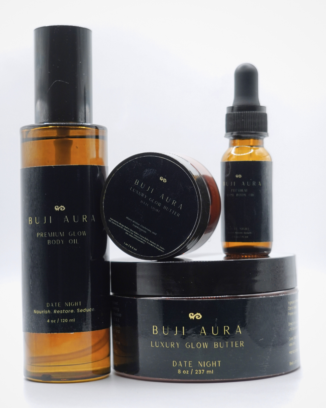 Date Night Duo | Cashmere, Amber, Frankincense | Glow Body Oil & Butter (Limited Edition)