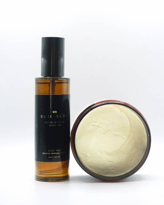 Date Night Duo | Cashmere, Amber, Frankincense | Glow Body Oil & Butter (Limited Edition)