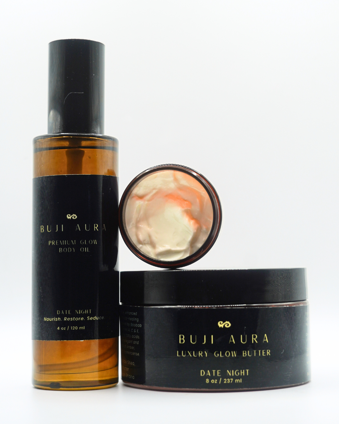 Date Night Duo | Cashmere, Amber, Frankincense | Glow Body Oil & Butter (Limited Edition)