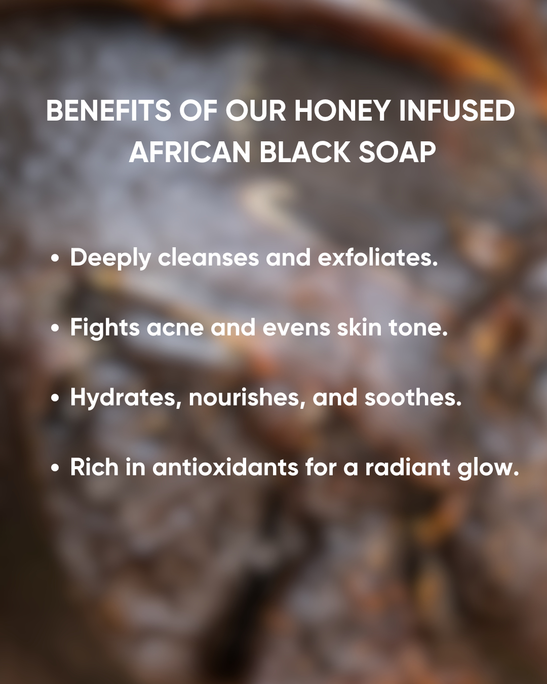 Gentle Black Soap with Honey & Aloe (4oz)