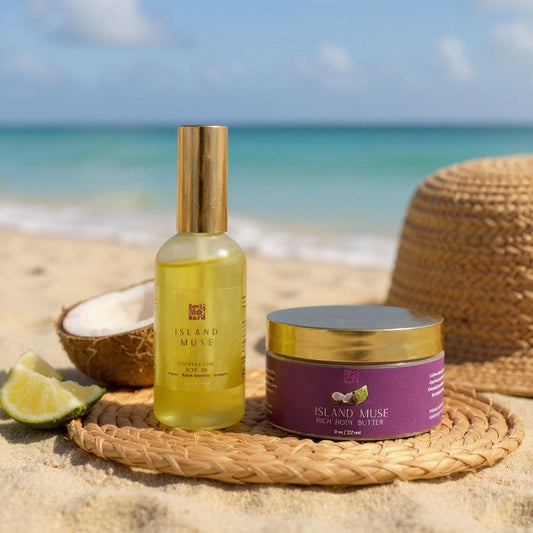 Island Muse Summer Bundle | Coconut & Lime | Body Oil & Butter Bundle