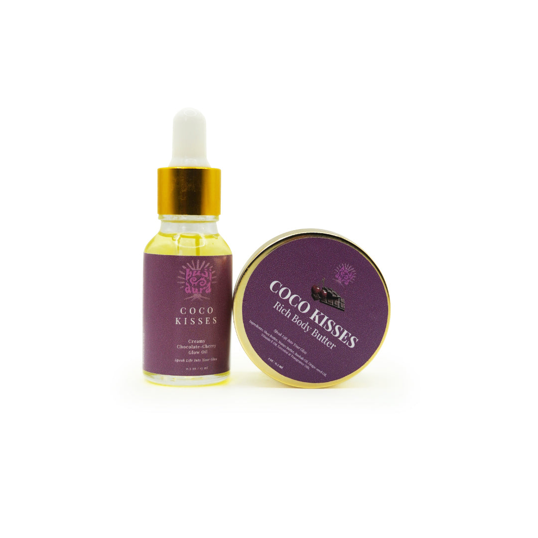 Travel Duo | Hydrating Body Butter + Glow Body Oil | Mini Bundle