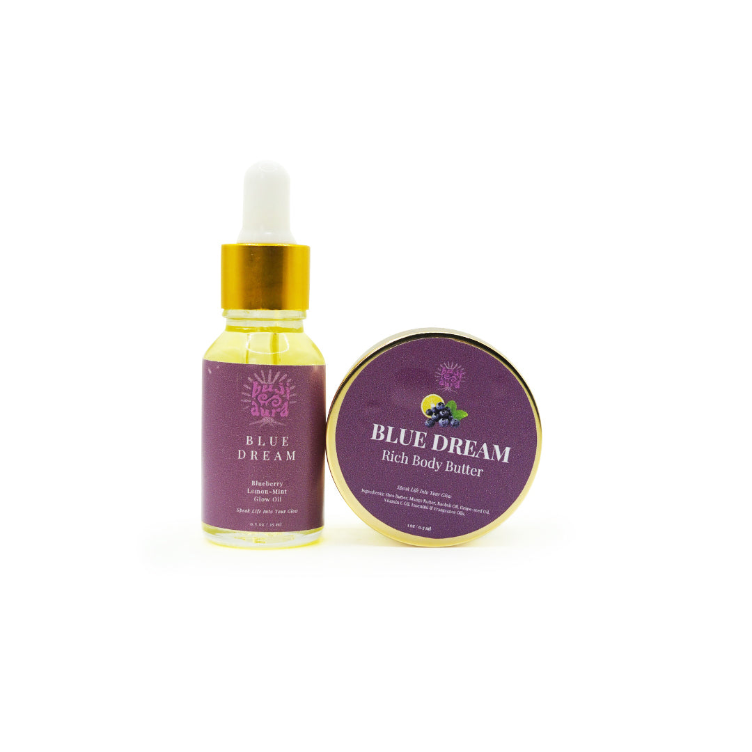 Blue Dream | Blueberry, Lemon & Mint | Glow Body Oil